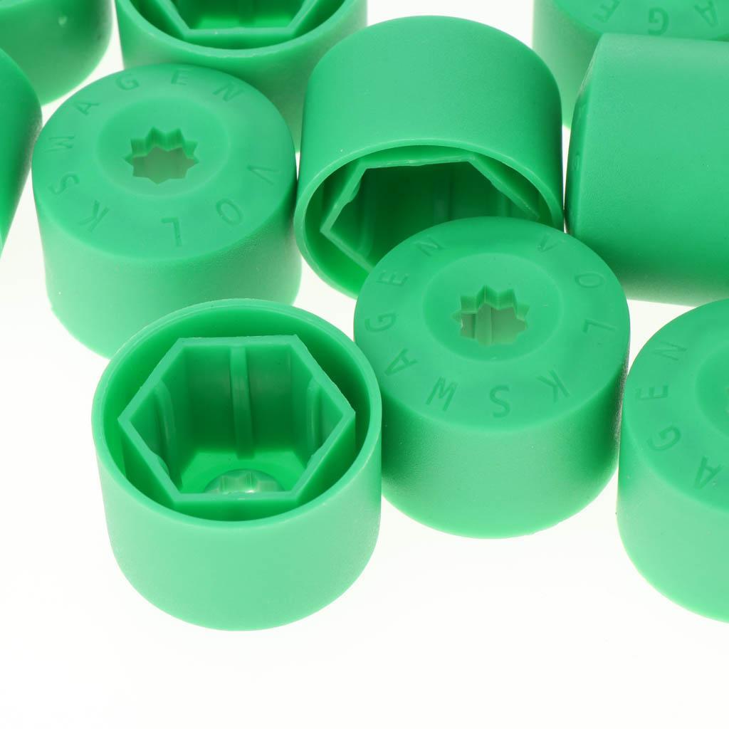 20 New Green  Wheel Lug Nut Caps - Replaces for  Golf