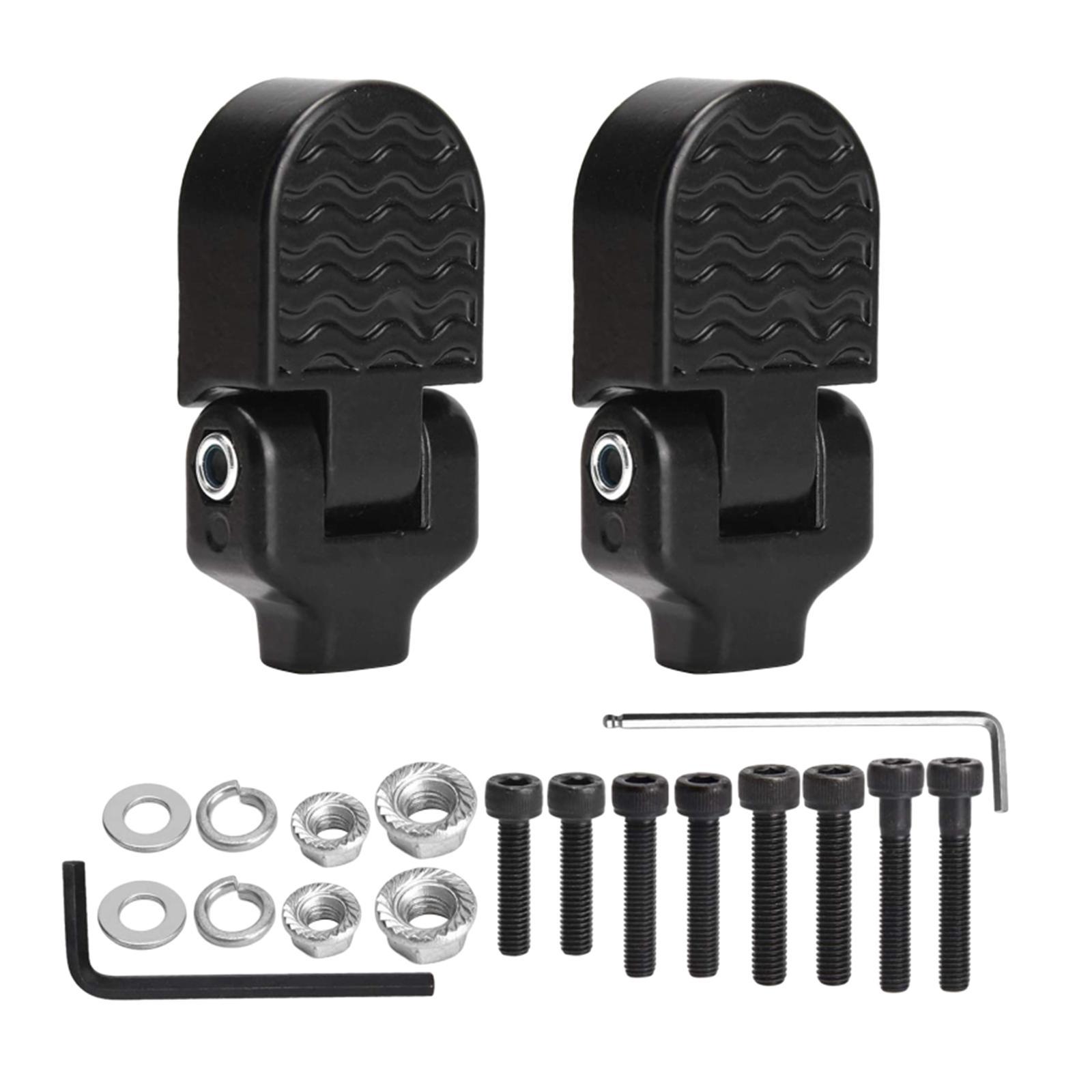 Rear Pedals Universal with Tool Foldable for Electric Mountain Bike