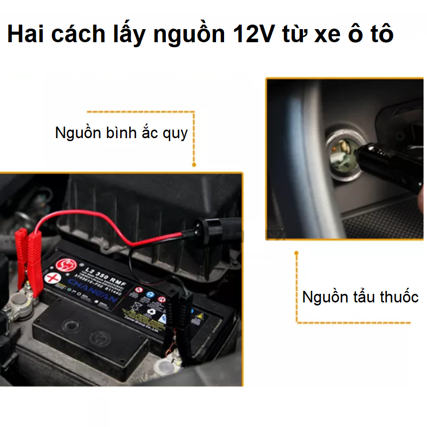 HÀNG CHÍNH HÃNG - Bộ nâng kích gầm điện, kiêm máy bơm lốp tự ngắt 2 trong 1. Thương hiệu Đức ROGTZ cao cấp TY-EHJ03