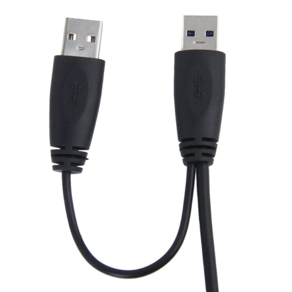 Dual USB 3.0 to SATA Converter Adapter for 2.5" Hard Drive Disk HDD