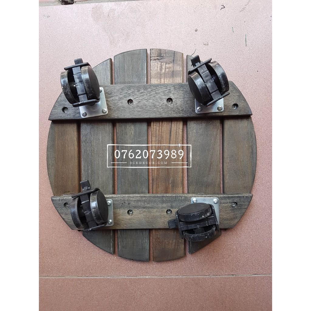 Đế để chậu cây có bánh xe