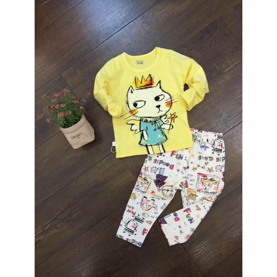 Bộ cotton cho bé