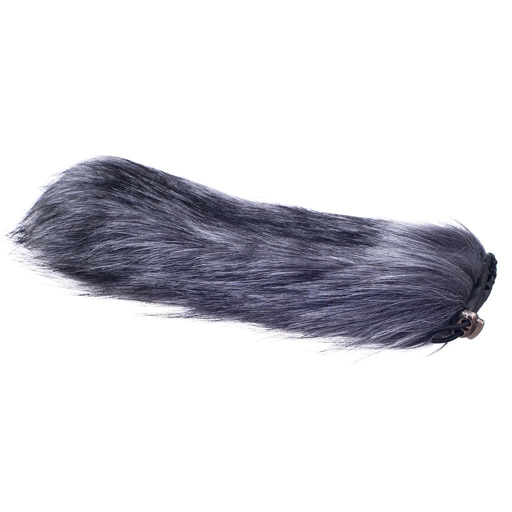 2pcs Mic Furry Windscreen Muff Wind Cover for Lavalier Lapel Microphone