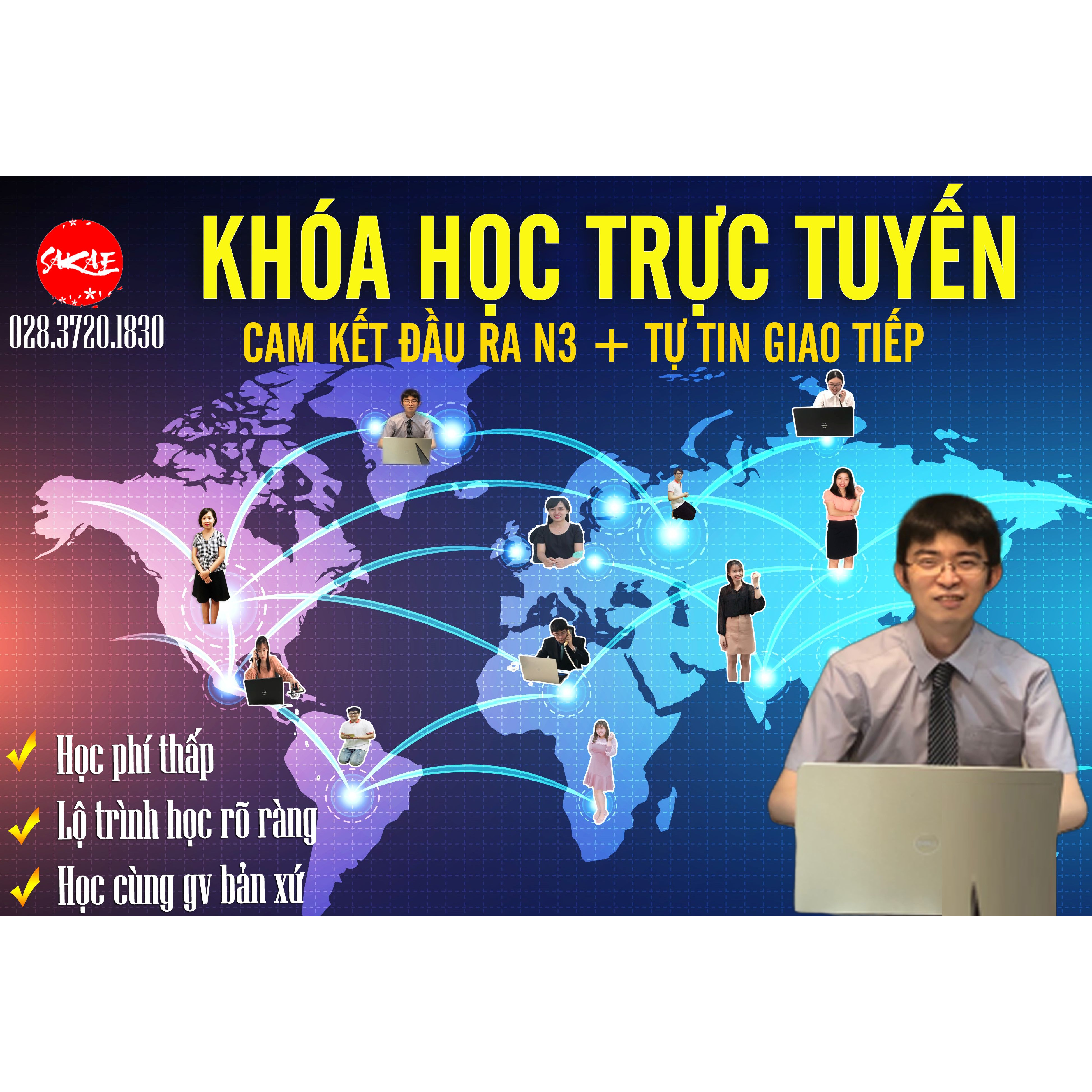 Hình ảnh KHÓA TIẾNG NHẬT ONLINE N3 - HỌC CÙNG GV BẢN XỨ