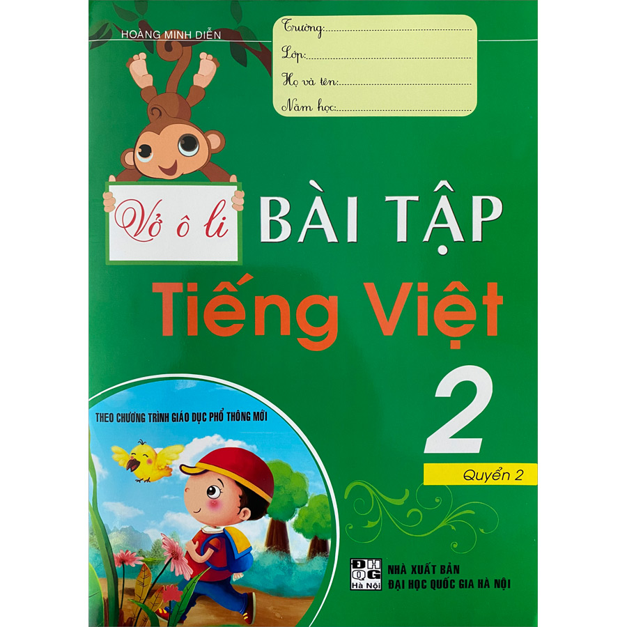 Vở Ô Li Bài Tập Tiếng Việt 2 - Quyển 2 (Theo CTGDPT Mới)