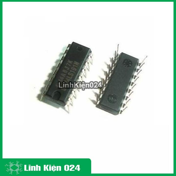 IC đếm nhị phân 74LS191 Up/Down DIP16