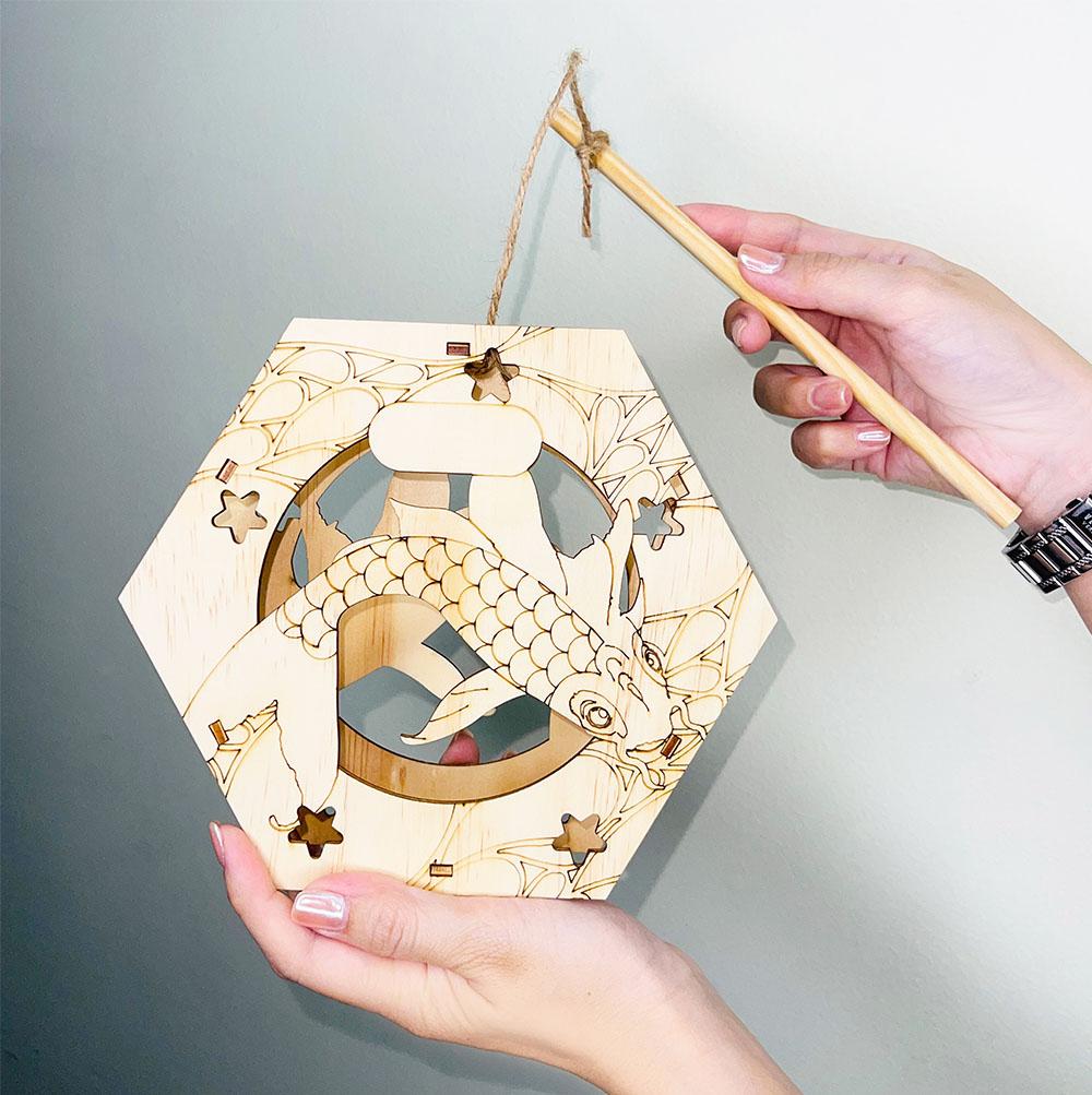 Lồng Đèn Sáng Tạo - Cá Chép Giếng Ngọc - Giftbrand GB01