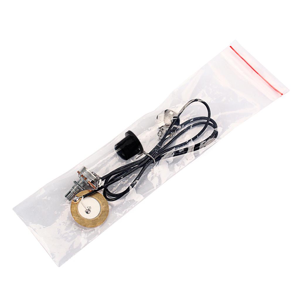 6.35mm Piezo Transducer Pickup for Acoustic Folk Guitar Replacement Parts