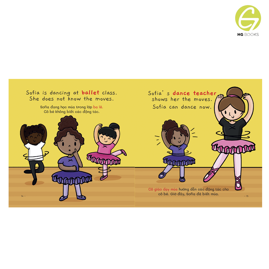 Sách - Bộ 6 cuốn Ehon song ngữ Việt - Anh: My World - Thế Giới Quanh Em - Tặng file nghe giúp bé làm quen với Tiếng Anh