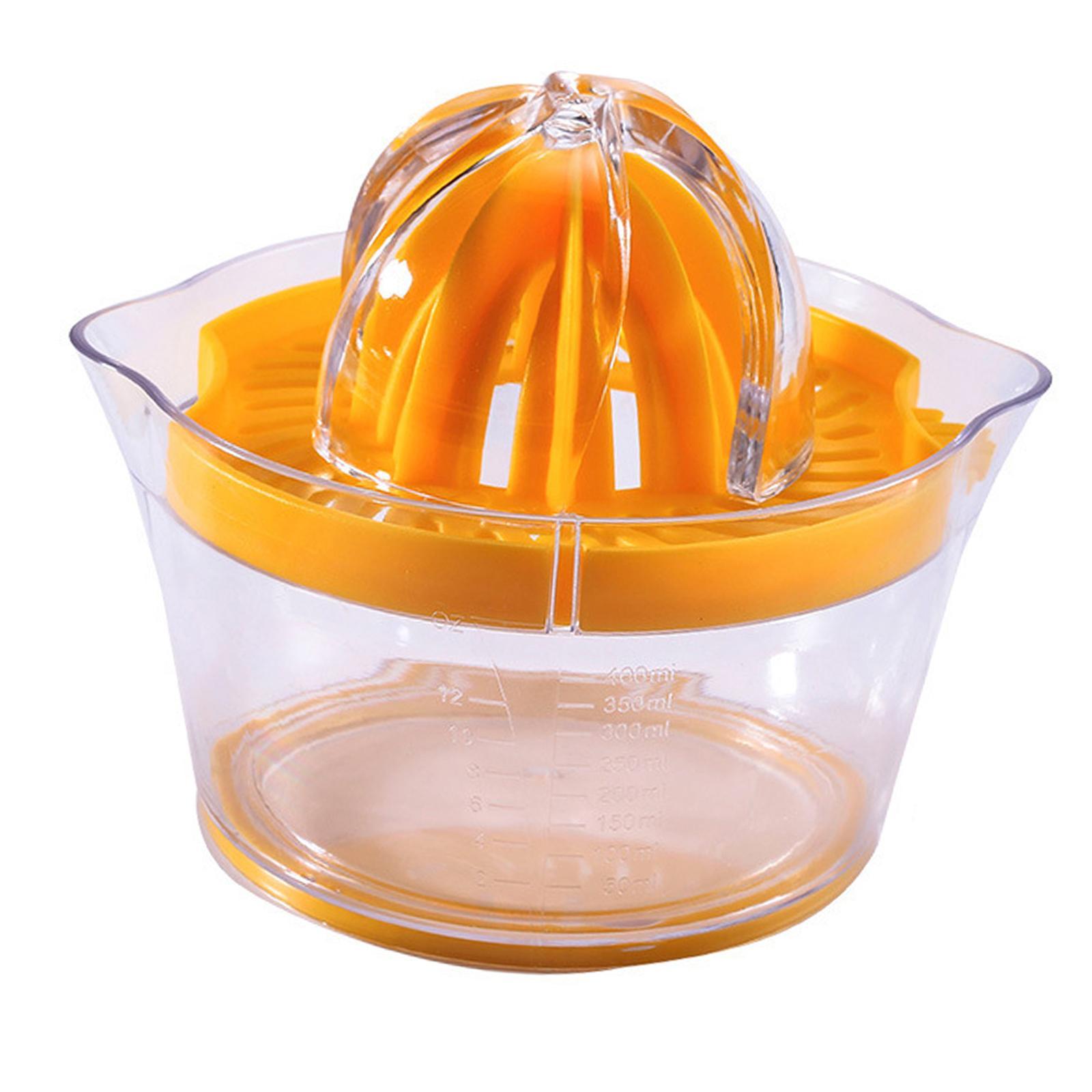 Manual Hand lemon Orange Juicer Transparent Body for Kitchen Juicing