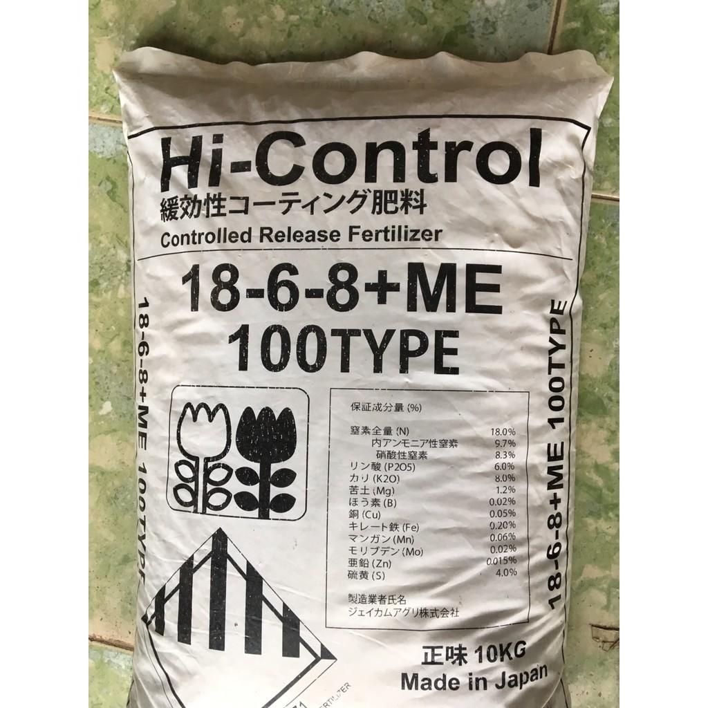 Phân chì tan chậm của Nhật 18-6-8 ME gói 500gr ra từ bao 10kg