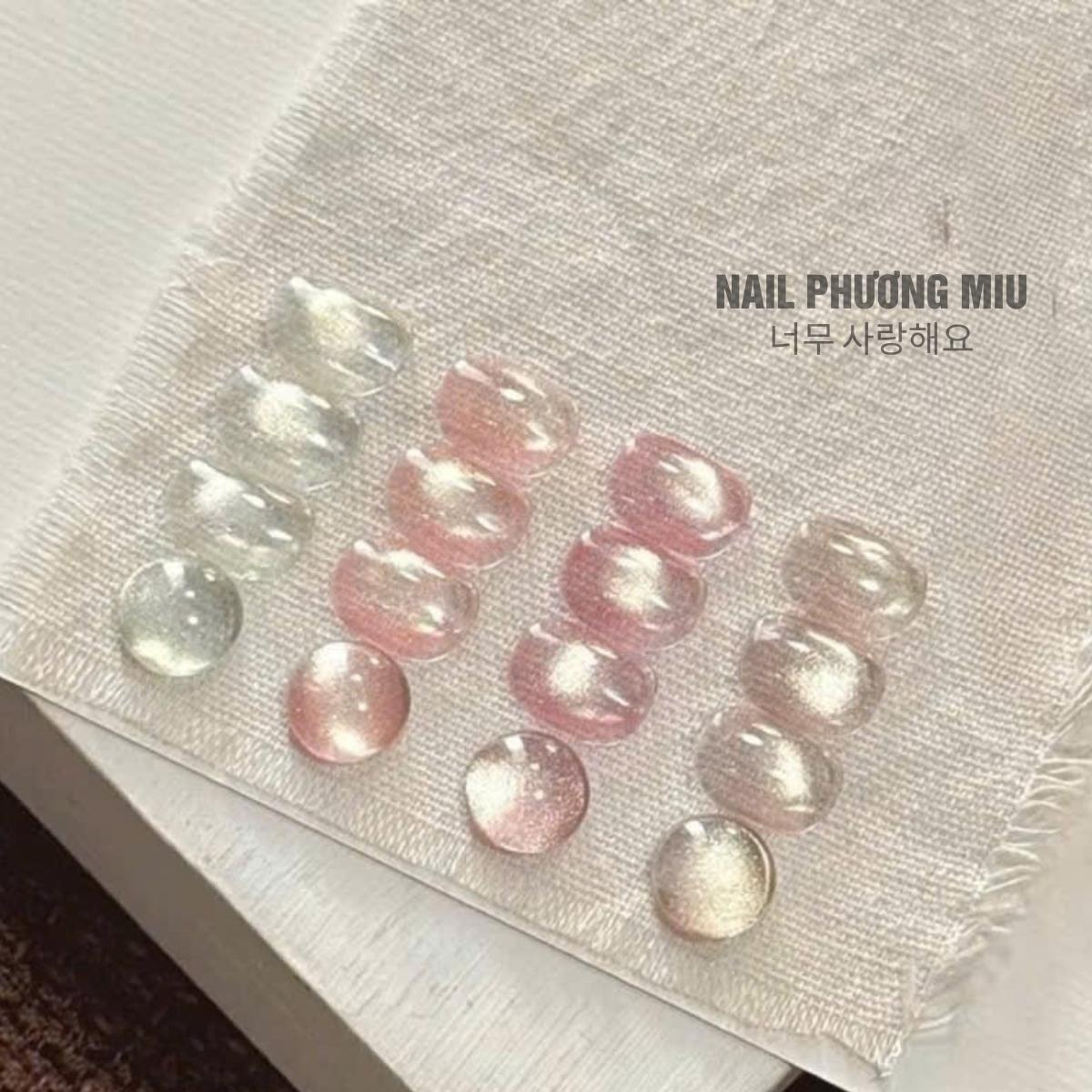 Set Sơn Mắt Mèo Lụa Ánh Nước Sáng Trong 4 Màu VENDEENI K21 Làm Nail Siêu Sáng, Sơn Gel Mắt Mèo Lụa Ánh Trăng Hồng Pha Lê Vàng