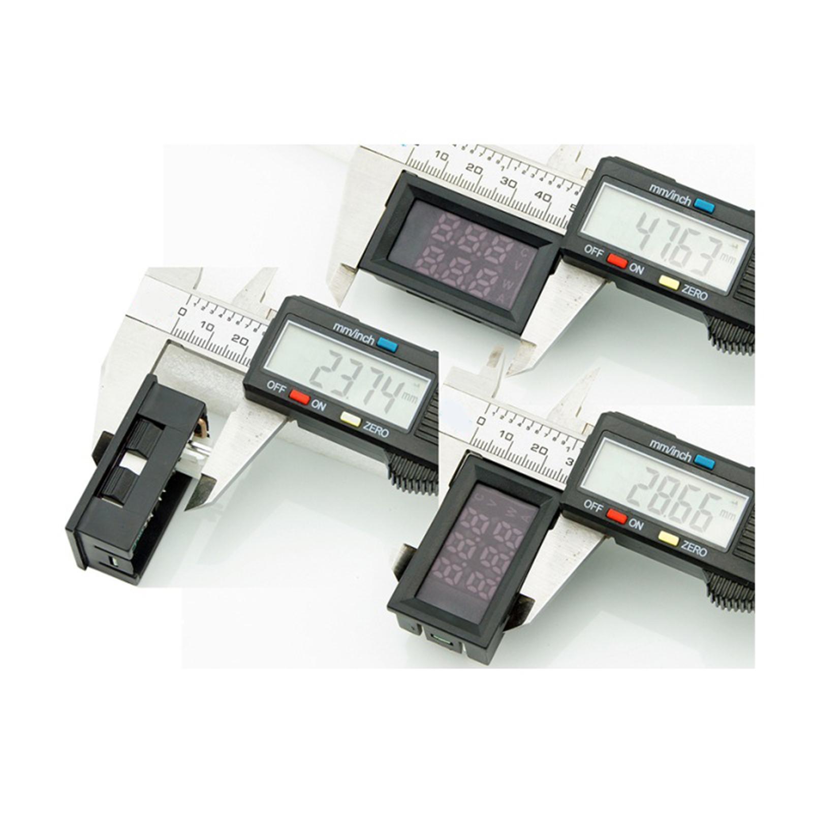 Mini DC Digital Multimeter Car Current Monitor Tester DC4~30V Digital Voltmeter Ammeter