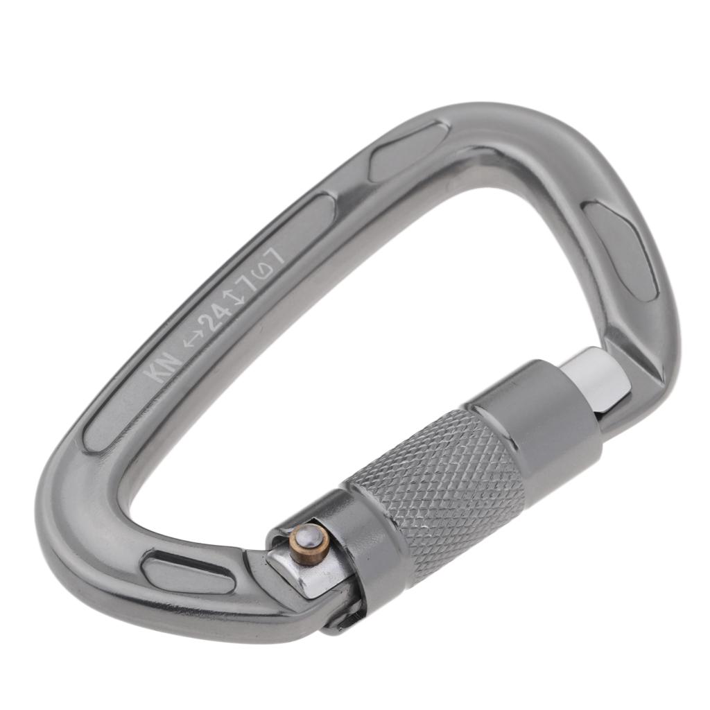 Carabiner Khóa Tự động 24KN Carabiner để Leo Núi