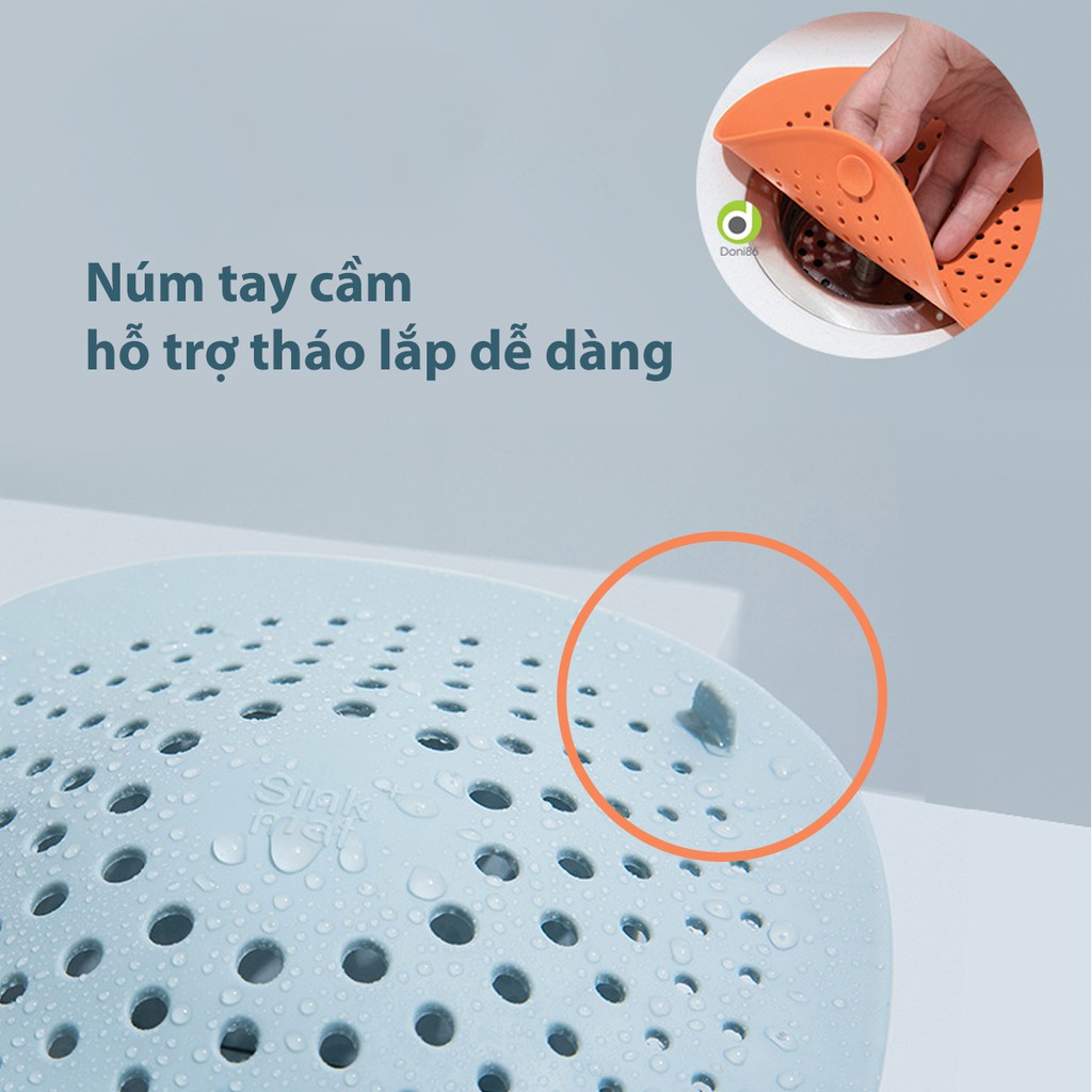 Lọc chắn rác miệng cống thoát nước ở sân vườn, nhà tắm và bồn rửa chén - DOPK130