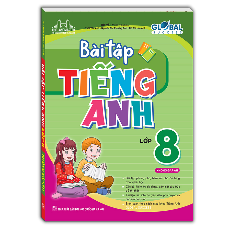 GLOBAL SUCCESS - Bài Tập Tiếng Anh Lớp 8 (Không đáp án)