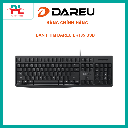 Bàn phím Dareu LK185 USB Black New - Hàng chính hãng