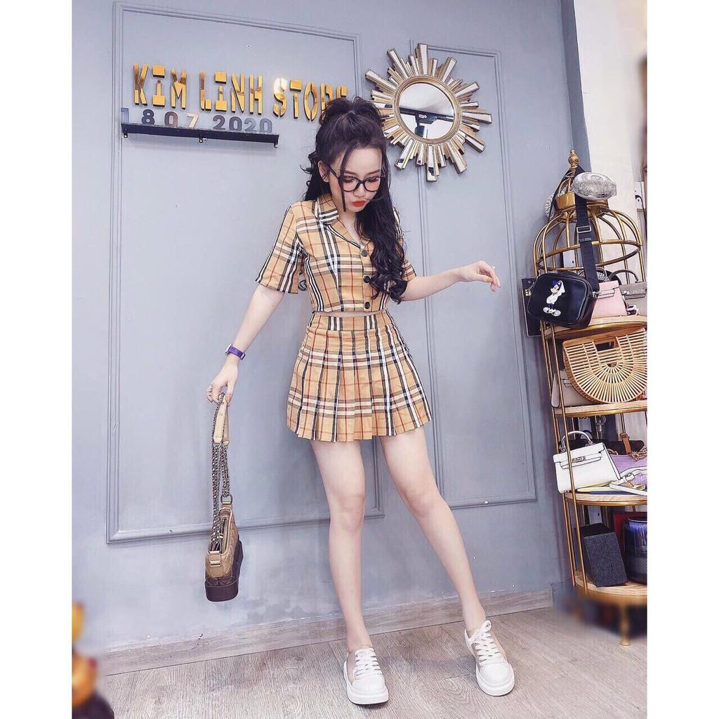 Sét Bộ Nữ Cá tính bắp rang bơ sang chảnh đi chơi đi tiệc du lịch MTP