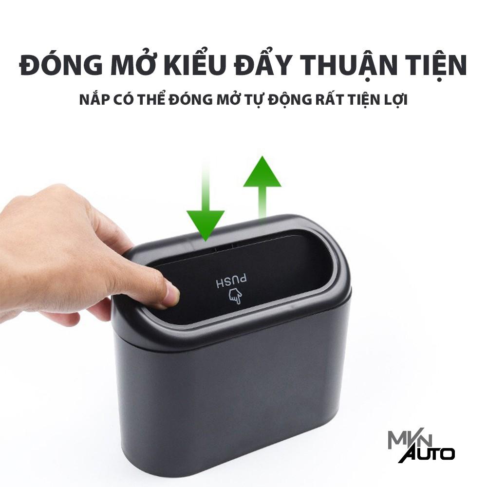 Thùng Rác Mini Để Trên Ô Tô – Thùng Rác Treo Trên Xe – Hộp Đựng Đồ Chuyên Dụng