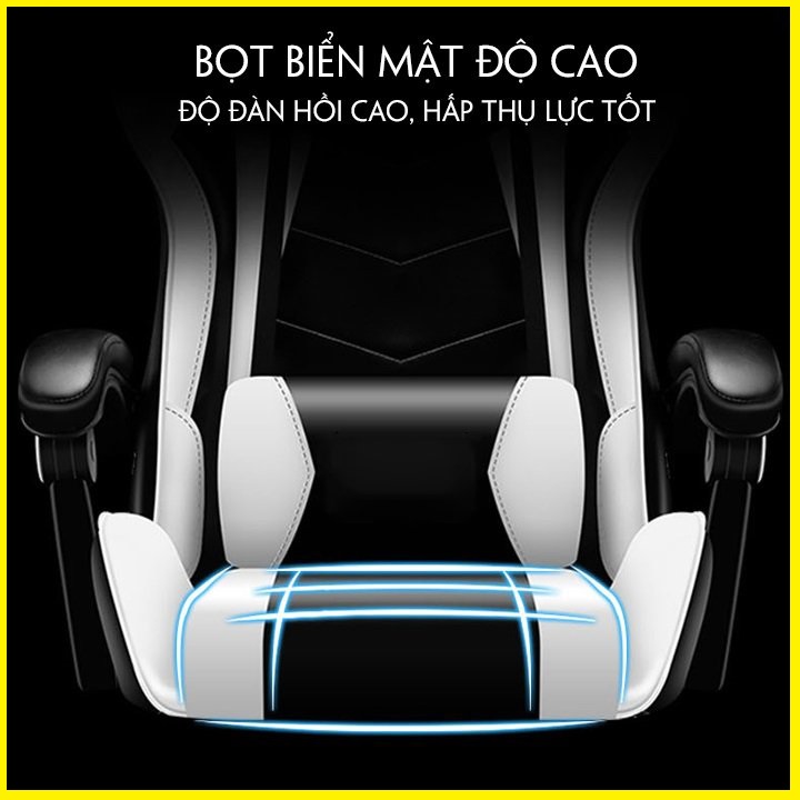 Ghế Game. Ghế Máy Tính. Ghế Gaming - Có Massage 220V - Phong Cách Thể Thao