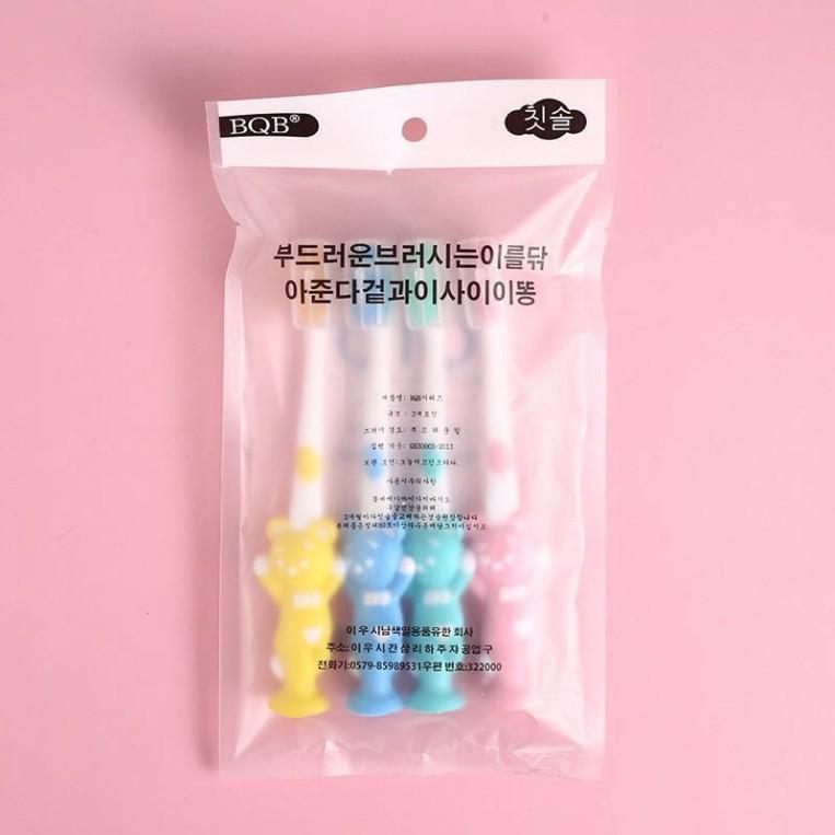 Set 04 Bàn Chải Xuất Nhật Siêu Đáng Yêu Cho Bé