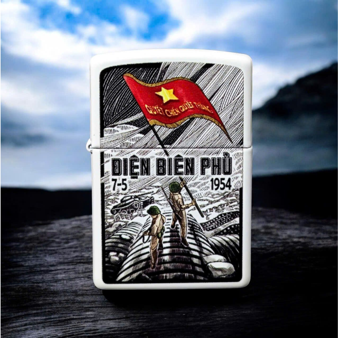 Zippo Kỷ Niệm Chiến Thắng Điện Biên Phủ 1954 – Bật Lửa Zippo Chính Hãng Sưu Tầm