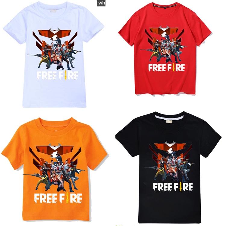 Áo thun trẻ em Free Fire mẫu mới cực hot đủ size hình in đẹp