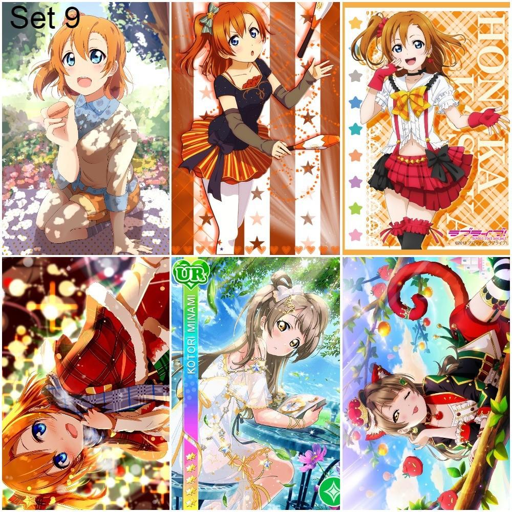 Bộ 6 Áp phích - Poster Anime Love Live! School Idol Project - A3,A4,A5