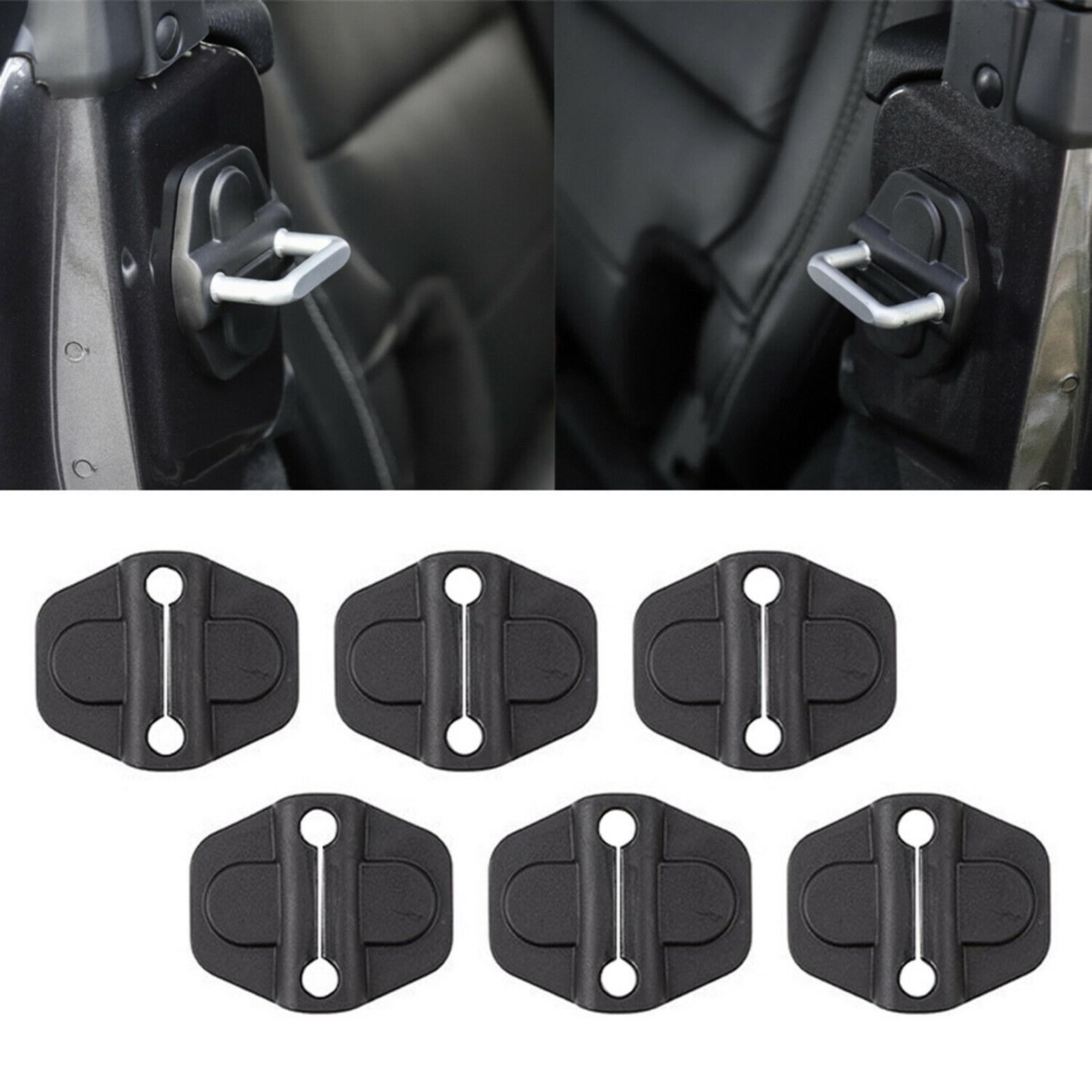 6 PCS Door Lock Cover for Jeep Wrangler JL JLU 2018-2021 Protection Trim