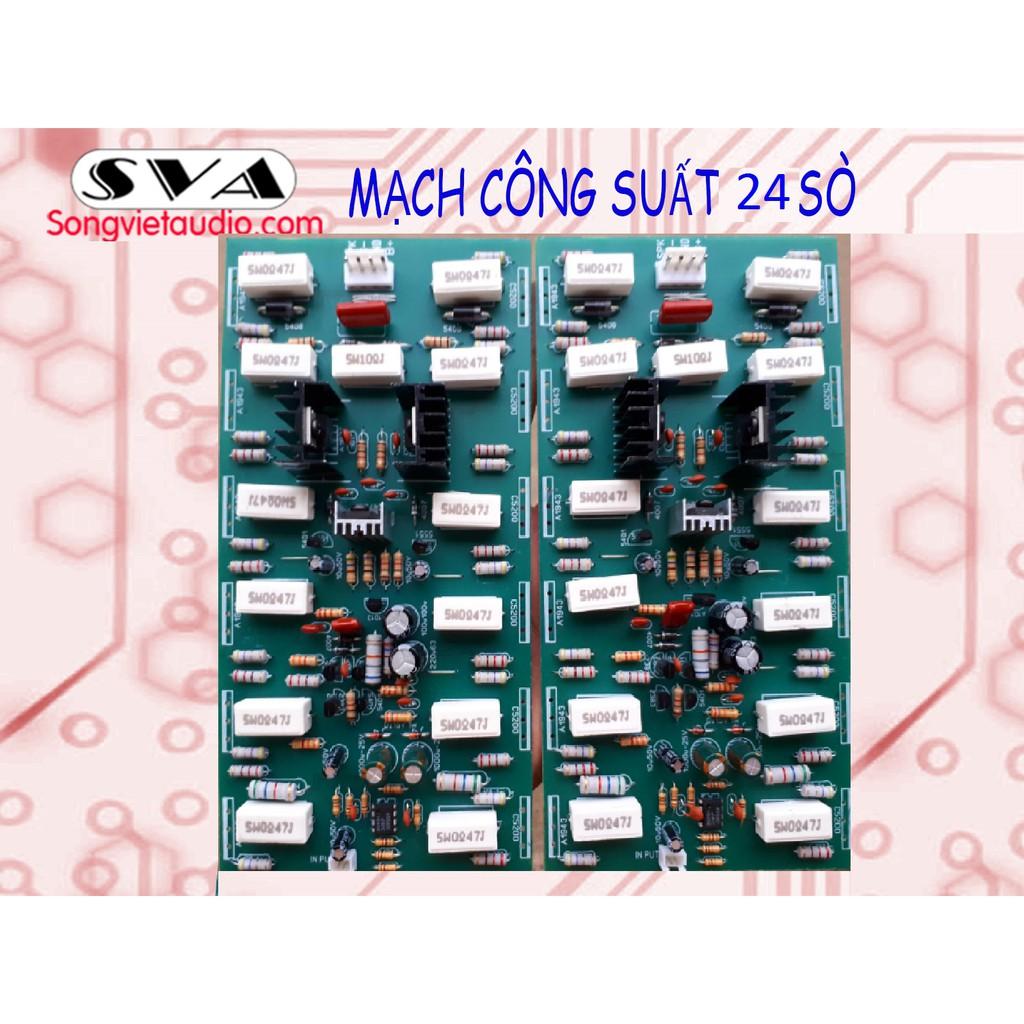 MẠCH CÔNG SUẤT 24 SÒ CÔNG SUẤT LỚN (NHÔM ĐEN)