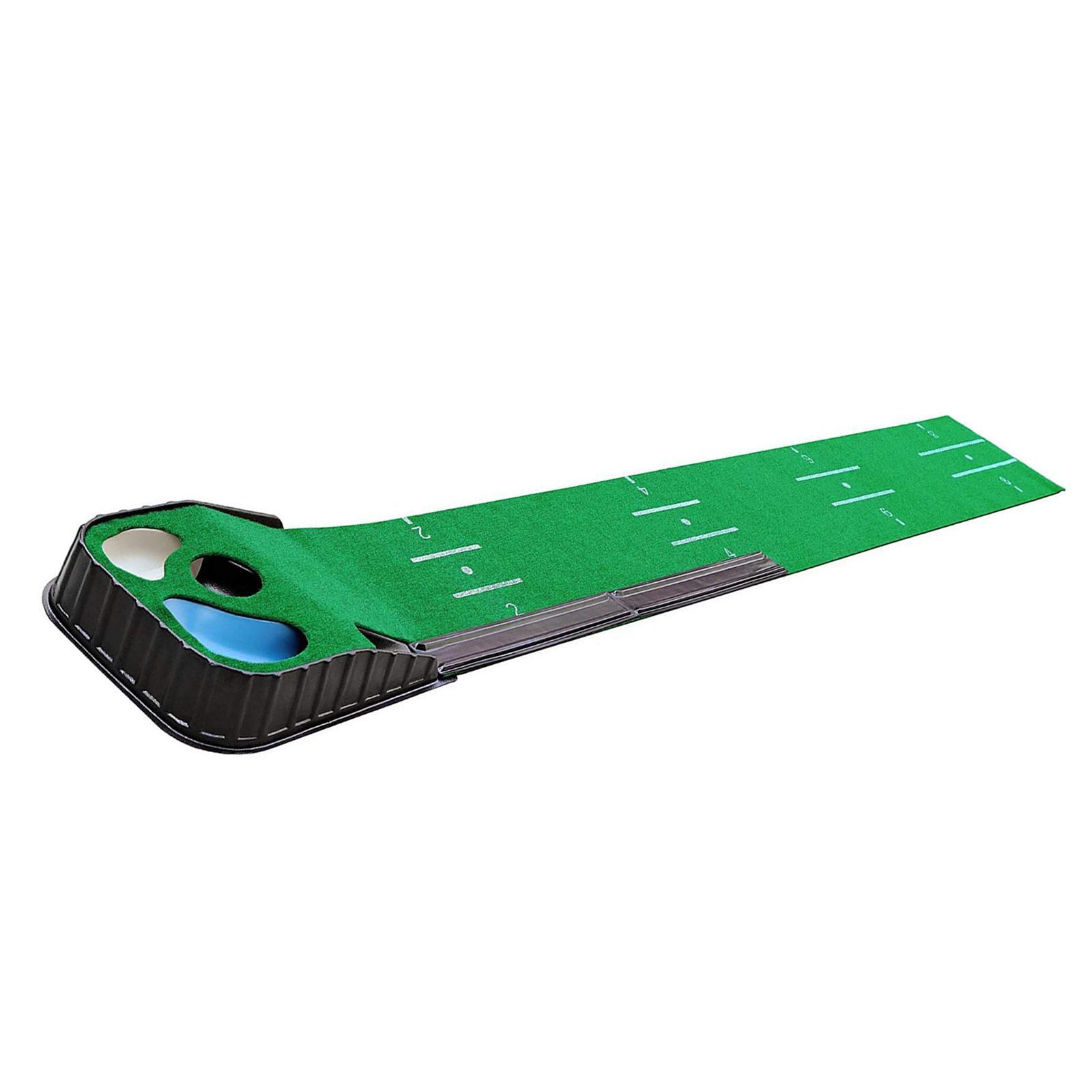 Golf Putting Mat, Golf Hitting Mat Blanket, Exerciser Training Equipment Golf Putter Trainer Golf Practice Mat for Office Home Backyard