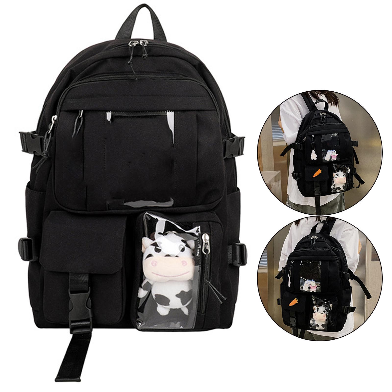 Cute Girls Backpack Women Large Capacity Simple School Bag for Teens Female Student Ladies Travel Bag