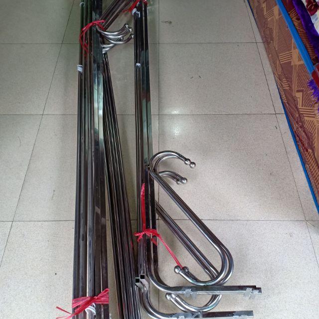 Bộ khung  màn inox m6,m8_2m