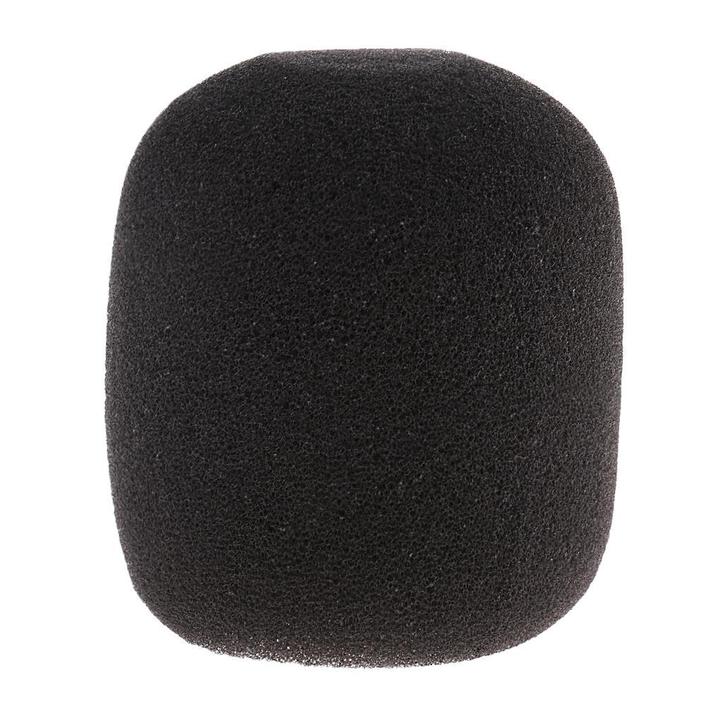 Microphone Headset Grill Windscreen Sponge Foam Black Cover