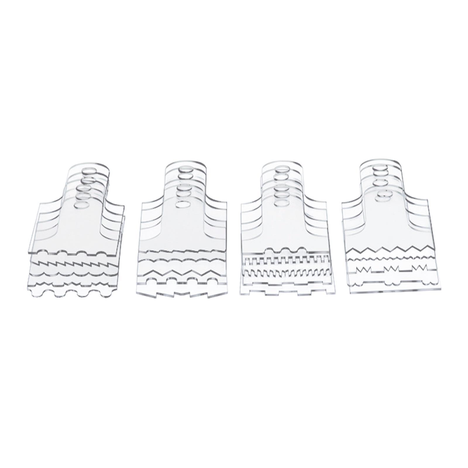 20x Cake Scraper Decorating Tool Supplies Icing for Kitchen Wedding