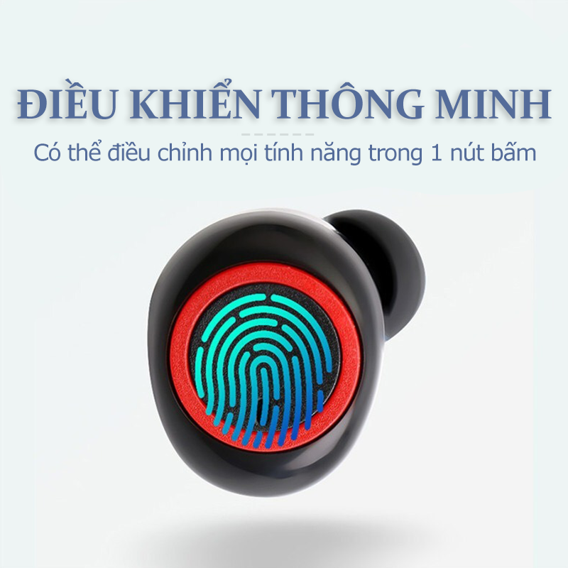 Tai Nghe Bluetooth Không Dây TWS Có Micro The Deosd TD - Hàng Chính Hãng