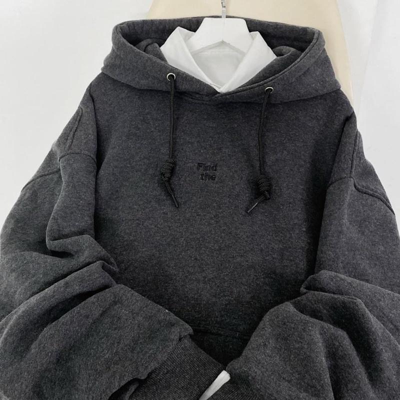 Áo Hoodie Nỉ Lót Bông FIND THE Unisex