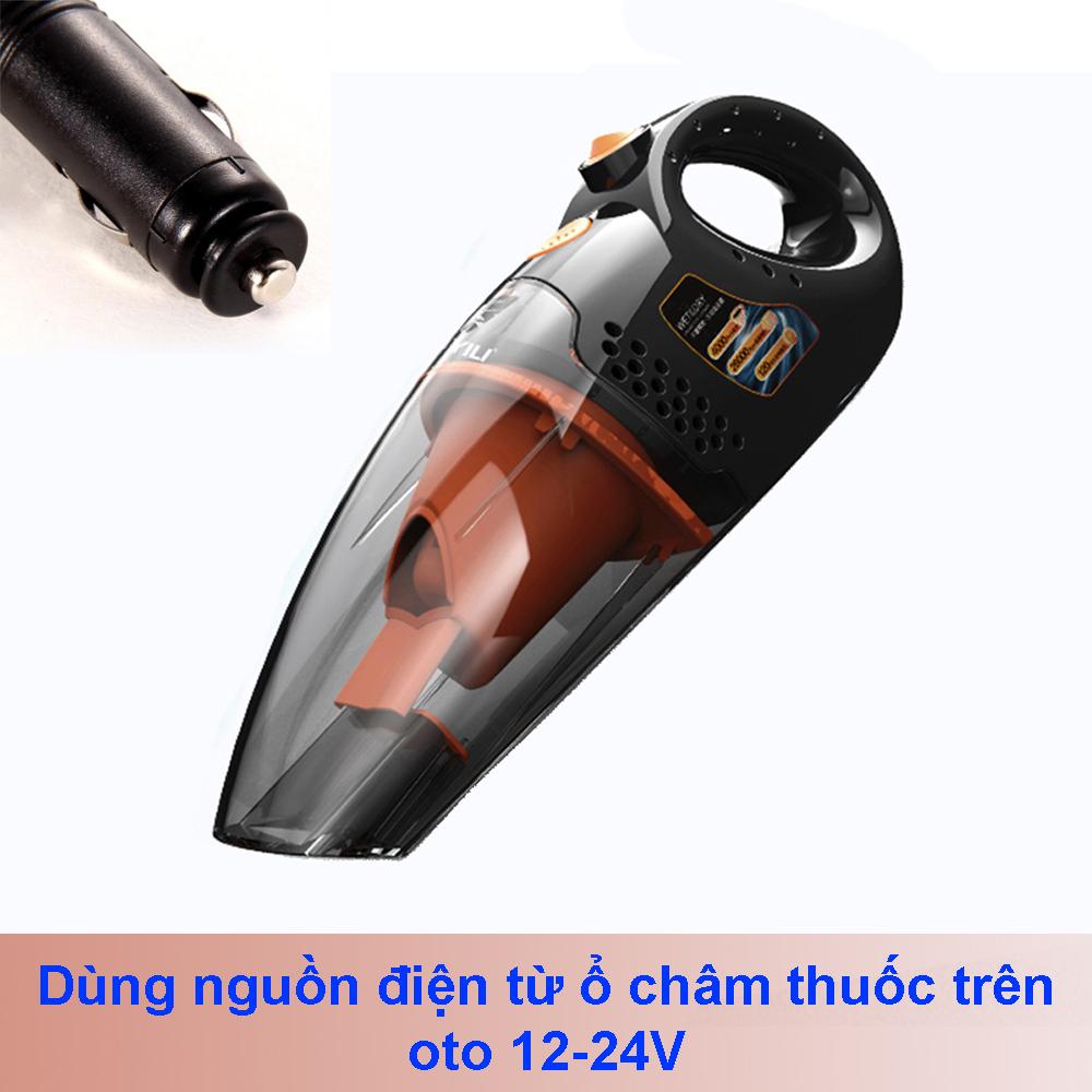 Máy Hút Bụi Ô tô Cầm Tay Mini Đa Năng Yili YLW6205 , Thiết Kế Nhỏ Gọn , Hút Các Loại Bụi Khô Trên Mọi Bề Mặt -Hàng Chính Hãng.