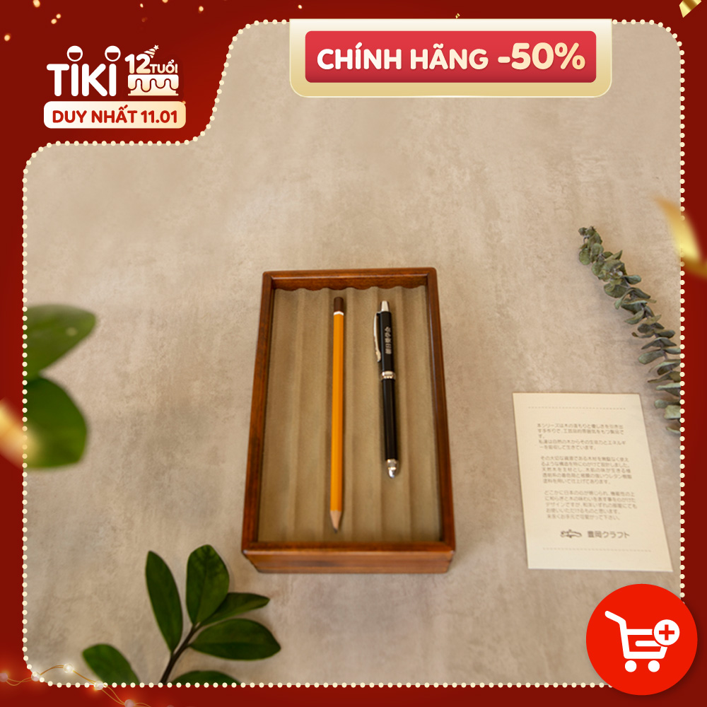Khay Gỗ Đựng Bút Ký TOYOOKA CRAFT , Phụ Kiện Gỗ Cao Cấp, Thiết Kế Tinh Tế, Trang Nhã – SC101