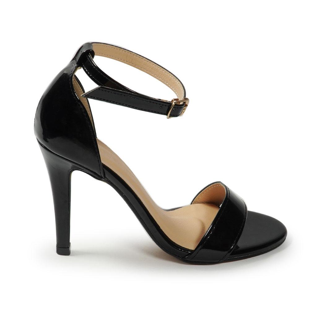Sandal cao gót nữ quai ngang gót nhọn 9 cm mã SDHG9F371