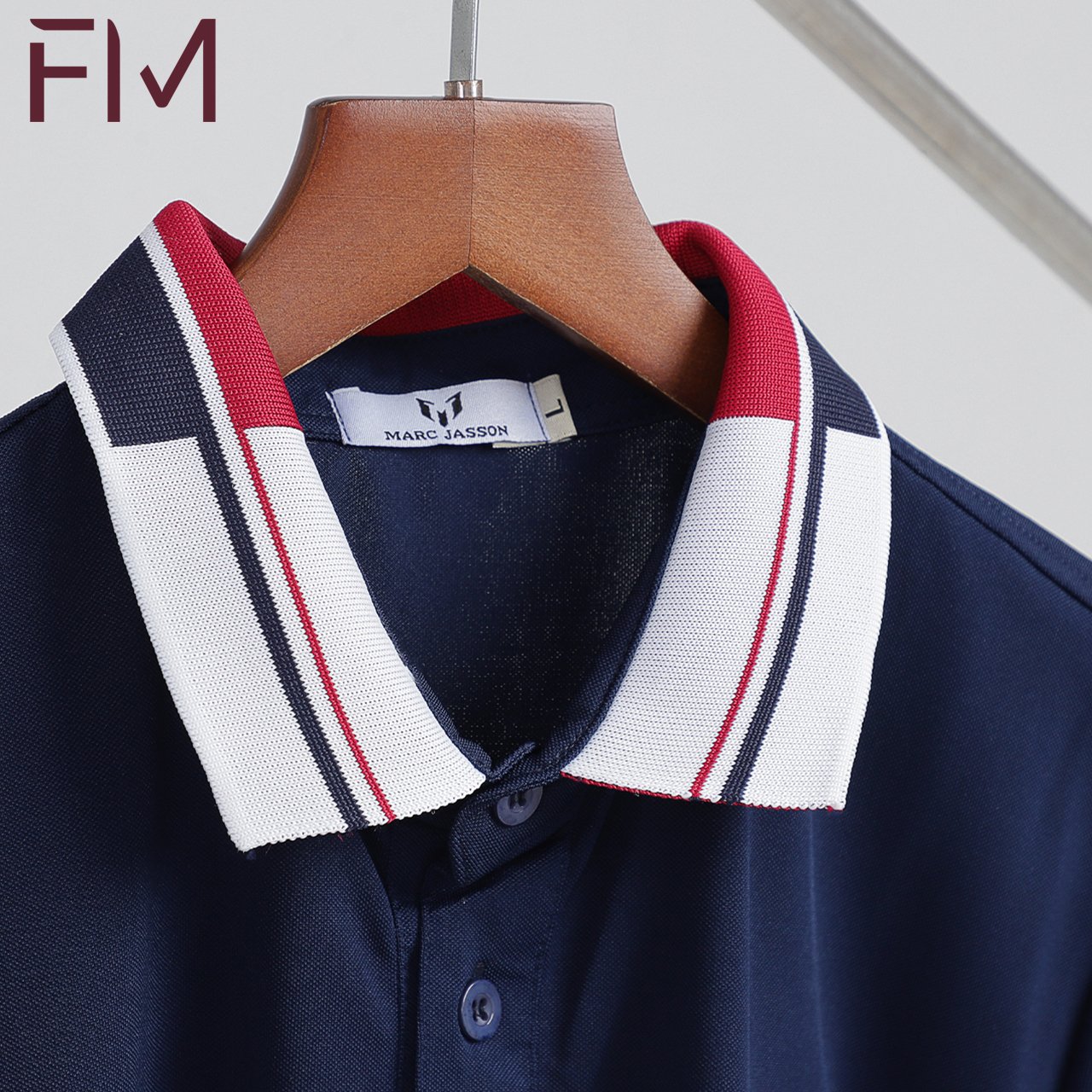 Áo thun polo nam ngắn tay, chất thun vải mềm mịn, thiết kế phần bo tay và cổ áo phối màu độc lạ - FORMEN SHOP - FMPS176