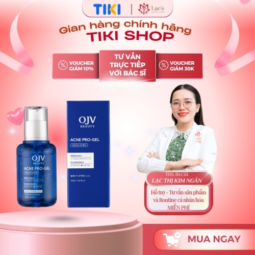 Dưỡng ẩm dành cho da mụn OJV BEAUTY ACNE PRO-GEL 50ml