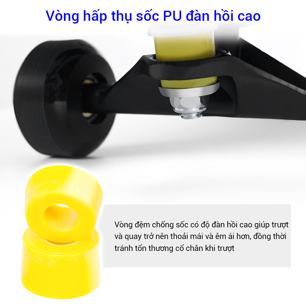 OneTwoFit Ván trượt Nam và Nữ Teen dành cho Ván trượt người lớn 7 lớp gỗ Phong  ván trượt thể thao