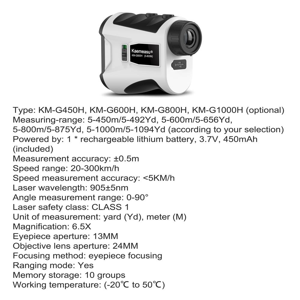 Multifunction Laser Rangefinder Distance Measurement Meter Outdoor Golfs Telescopes Digital Monocular Rangefinder