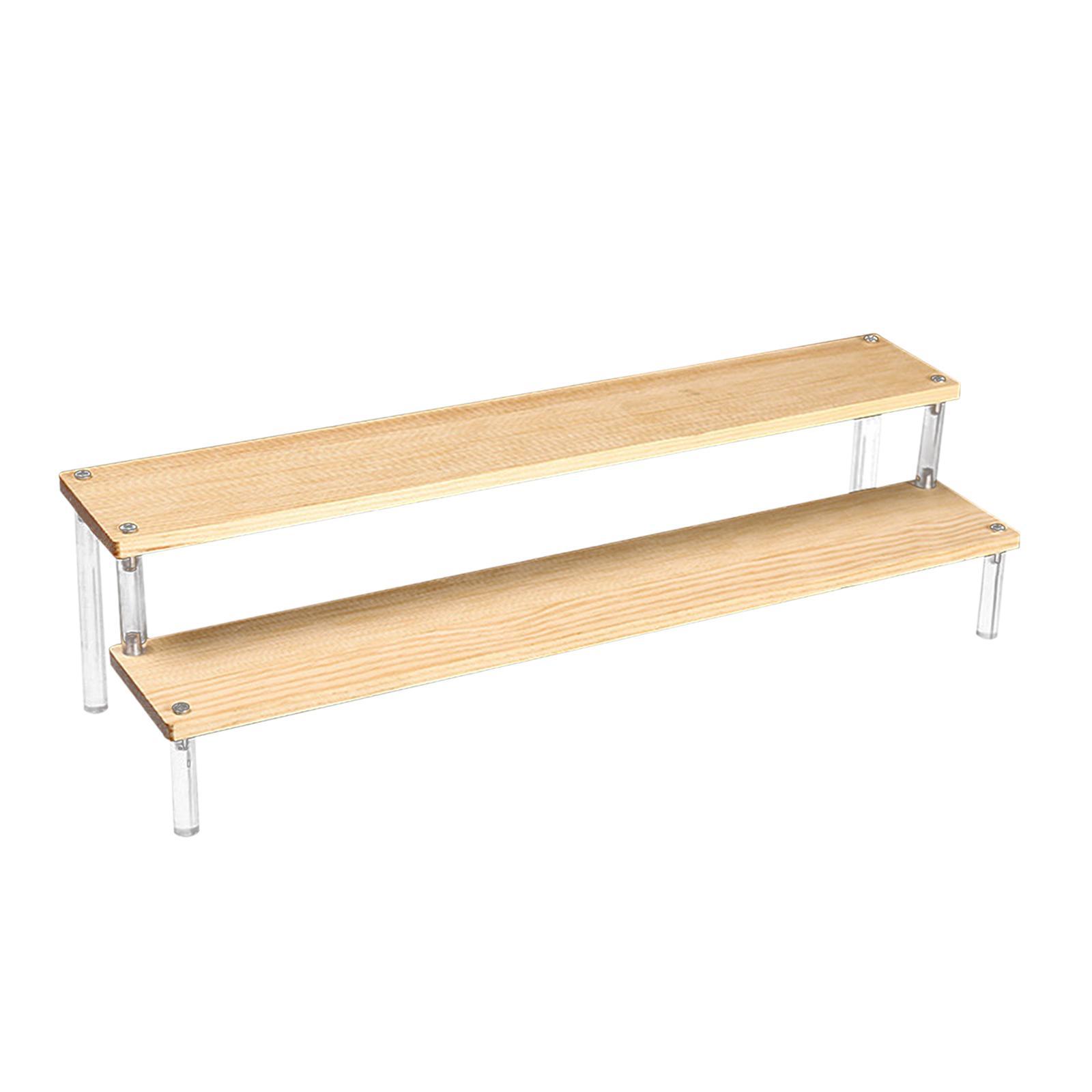 Transparent Acrylic Display Riser Shelf Dessert Display Cupcakes Holder Risers