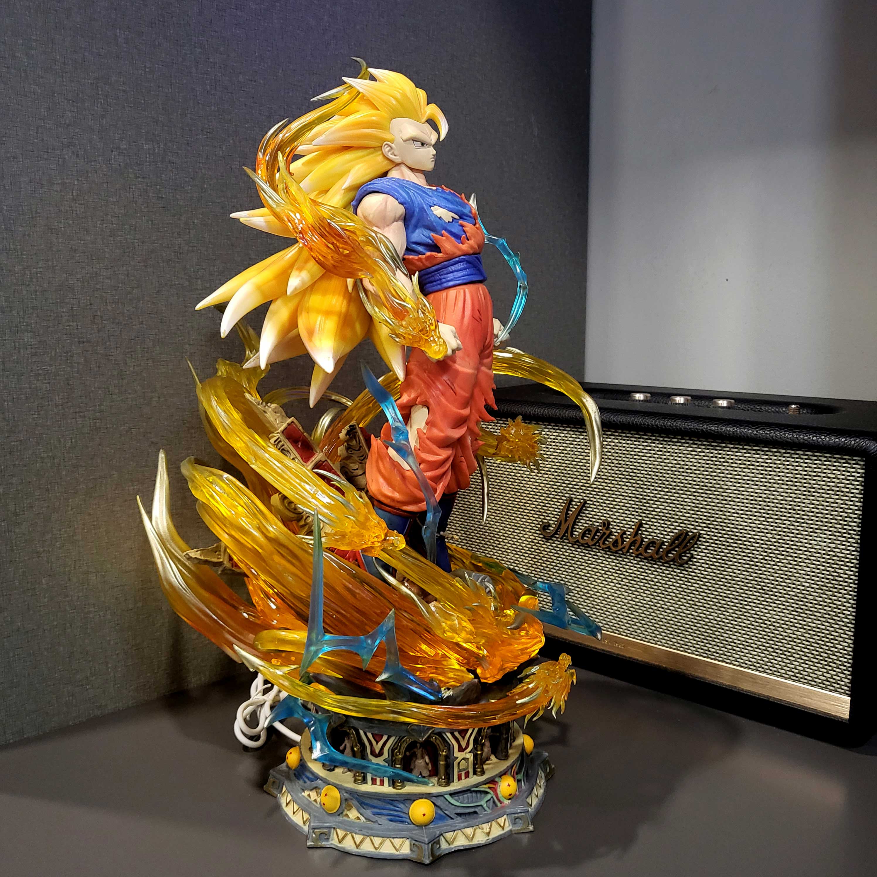 Mô hình Goku SSJ3 42cm có LED (usb) - Dragon Ball