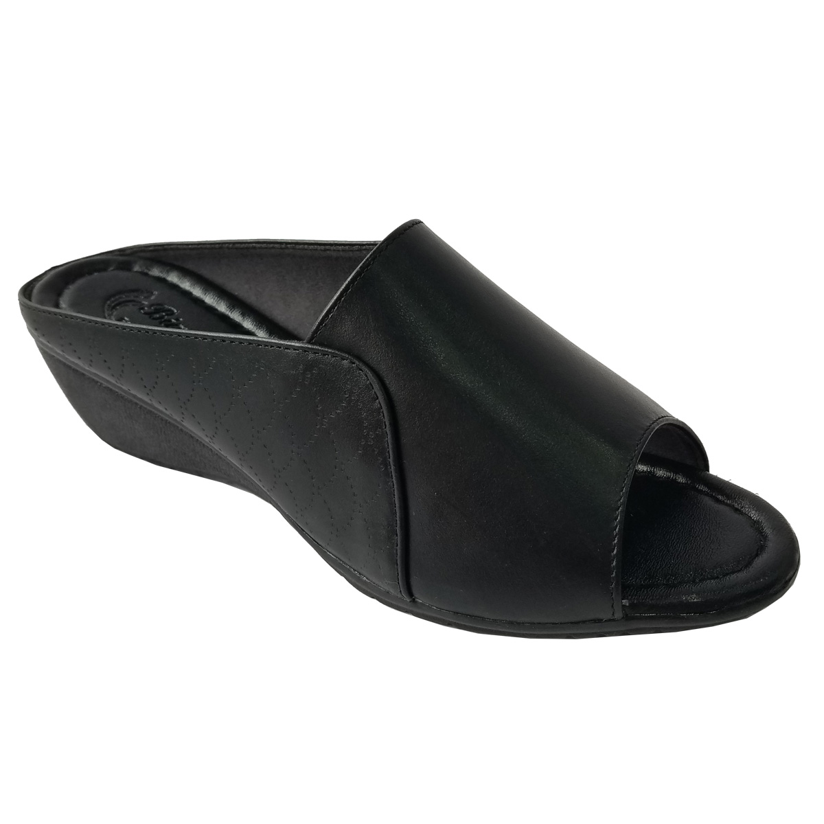 Dép Đế Xuồng Nữ BIGBEN Da Bò Thật Cao 5 Phân DX61