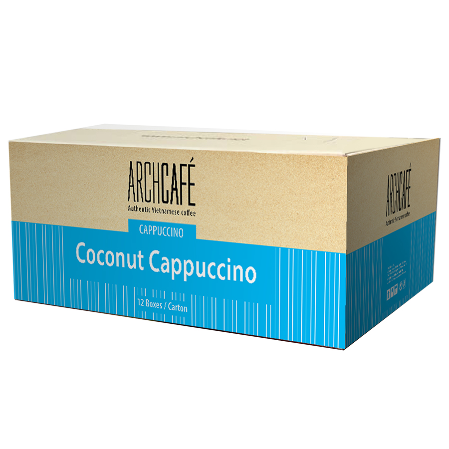 Cà phê Archcafé Capuccino dừa 12 gói