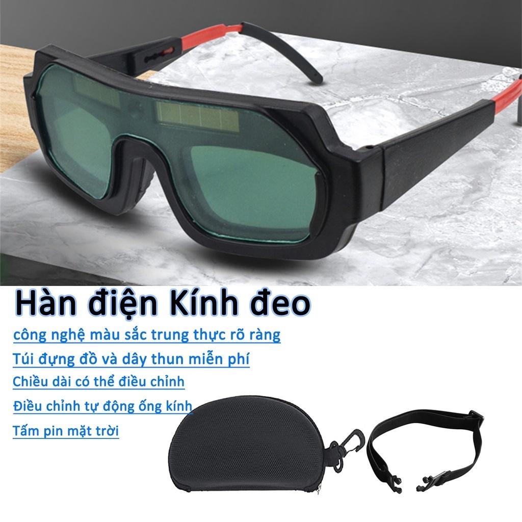 Mặt nạ hàn điện tử bằng nhựa độ cảm biến cao - Kính hàn điện tử tự động tối khi hàn-TK107