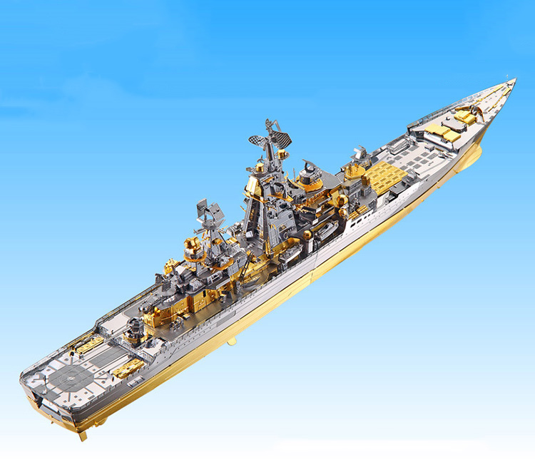 Mô hình thép 3D tự ráp tàu chiến Russian BattleCruiser